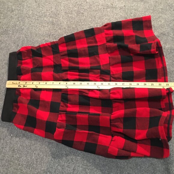 Skirt Flannel Girls 5/6 Maxi Red Buffalo Plaid Ruffle Tiered Mom and Pop's Kids - Picture 8 of 9